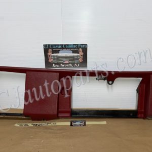 OEM 1974 1975 1976 Cadillac Deville Eldorado Calais PASSENGER SIDE RIGHT LOWER DASH TRIM GLOVE BOX SURROUND RED #1602492